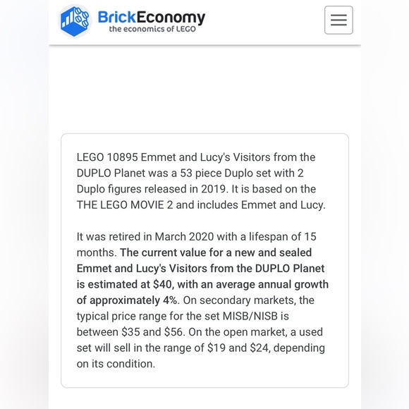 Retired Lego Duplo Lego Movie 2 - 10895 - Picture 8 of 8